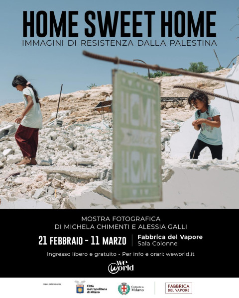 Aperta a Milano la Mostra Fotografica di Weworld Home Sweet Home  Immagini di Resistenza Dalla Palestina