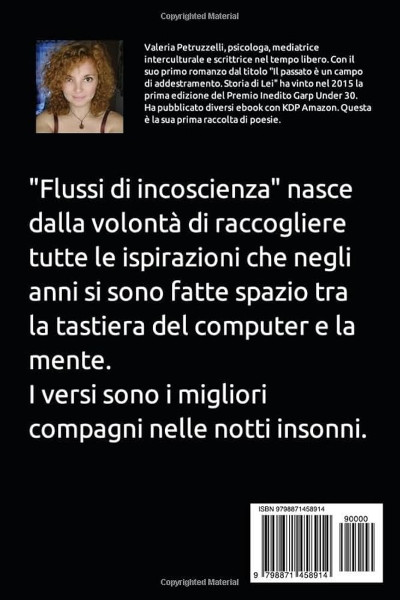 VALERIA PETRUZZELLI presenta "Flussi di incoscienza: Poesie"