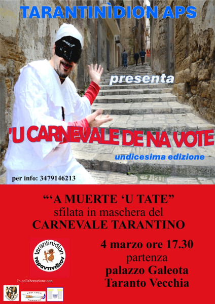 'U CARNEVALE DE NA VOTE- XI ediz. il Carnevale della tradizione tarantina .