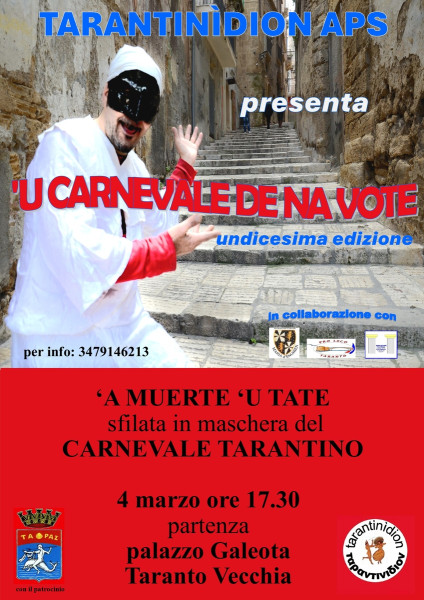 'U CARNEVALE DE NA VOTE- XI ediz. il Carnevale della tradizione tarantina .