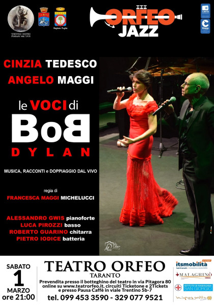 LE VOCI DI BOB DYLAN DI CINZIA TEDESCO E ANGELO MAGGI - Orfeo Jazz