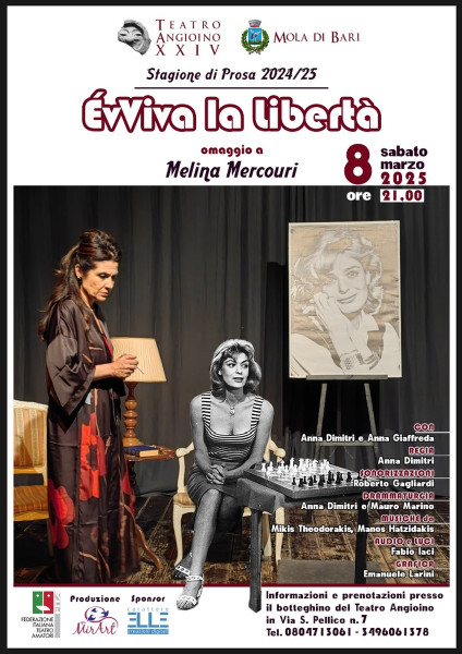 " EvViva la Libertà" omaggio a Melina Mercouri