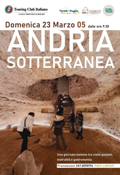 Andria Sotterranea e Dante con il Touring Club Italiano