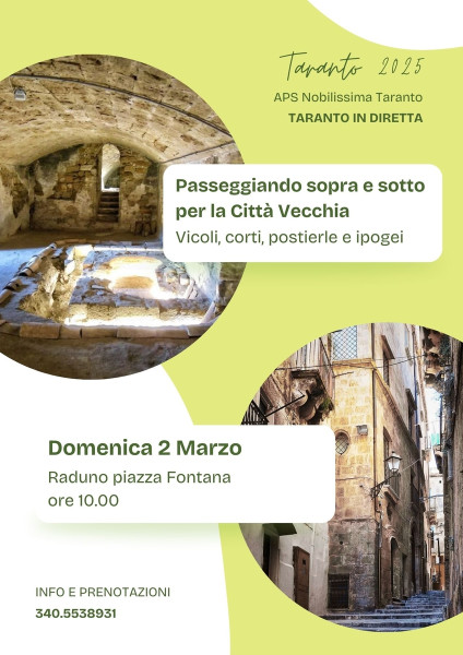 Domenica 2 Marzo, Passeggiando sopra e sotto per la Città Vecchia