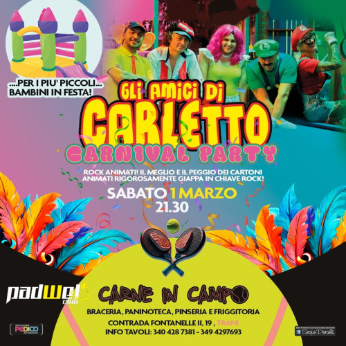 Gli Amici Di Carletto live a Trani - Carnival party