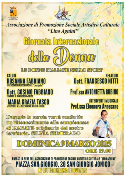 Giornata Internazionale della Donna. Le donne nello sport