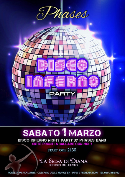 Disco Inferno Night by Phases Band