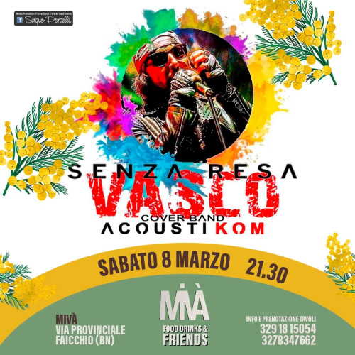 Senza Resa Vasco cover band - Women's day a Faicchio