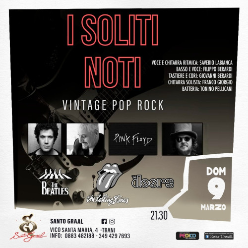 I Soliti Noti - Vintage Pop Rock live a Trani