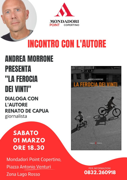 Andrea Morrone presenta "La ferocia dei vinti"