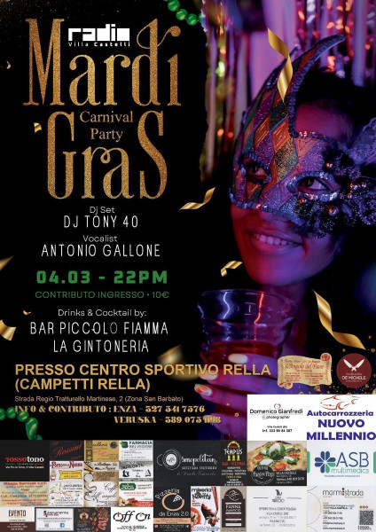 Mardi Gras - La Festa di Carnevale by Radio Villa Castelli