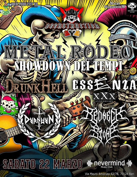 METAL RODEO: Drunkhell, Essenza, Dyrnwyn, Redneck Stomp