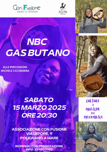 NBC GAS BUTANO in concerto - culture e musiche dal Mozambico