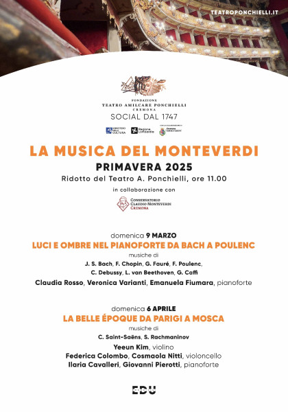 La Musica del Monteverdi Primavera 2025: Primo Appuntamento