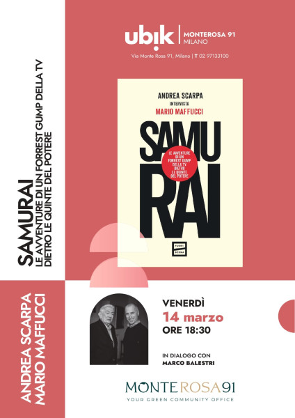 Andrea Scarpa e Mario Maffucci Dialogano con Marco Balestri per la Presentazione del Libro Samurai