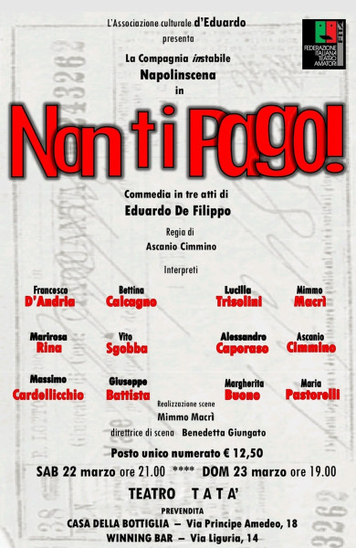 Non ti Pago di Eduardo de Filippo