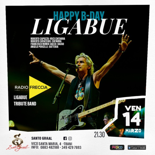 Happy b- day Luciano Ligabue a Trani - Radio Freccia live