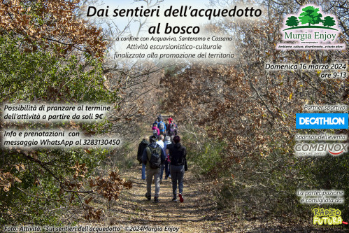 Dai sentieri dell'acquedotto al bosco