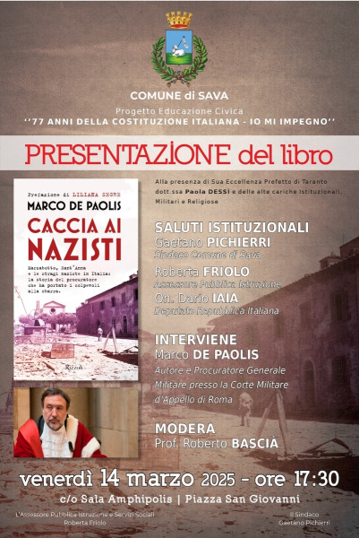 MARCO DE PAOLIS - CACCIA AI NAZISTI