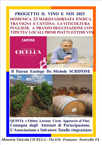 Progetto  il Vino  e Noi  2025