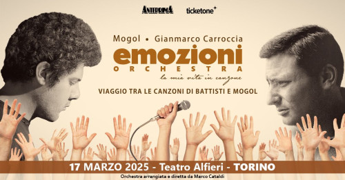 Cresce L’attesa per "Emozioni, la Mia Vita in Canzone", lo Spettacolo con Gianmarco Carroccia e Mogol per Raccontare Lucio Battisti