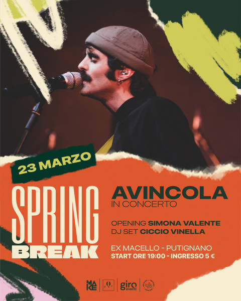 SPRING BREAK - Avincola live concert al Macello