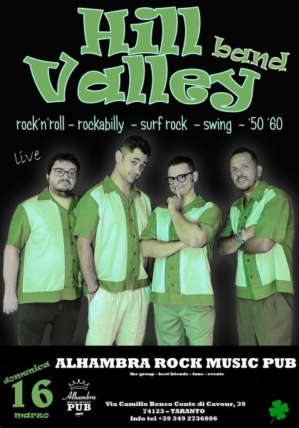 Hill Valley band live all'Alhambra