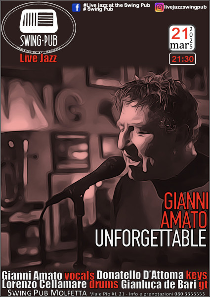 Live jazz - Gianni Amato - Unforgettable