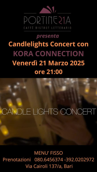 Cena & Candlelight concert Kora Connection