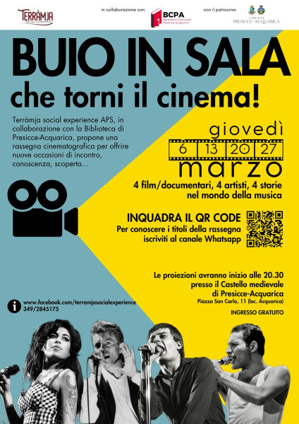 BUIO IN SALA | che torni il cinema!