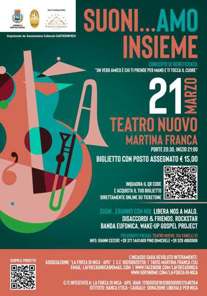 SuoniAMO Insieme - torna l'evento di musica e solidarietà