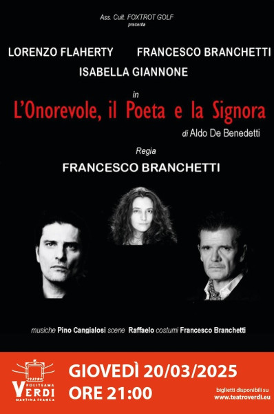 L'onorevole, il poeta e la signora