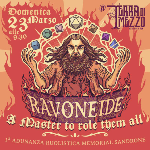 RAVONEIDE, Un evento record per onorare la memoria di Alessandro Ravoni, pioniere del gioco di ruolo barese