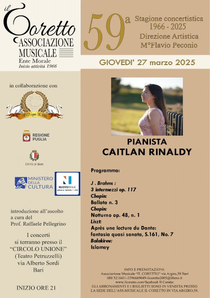 PIANISTA CAITLAN RINALDY