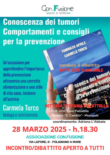 CONOSCENZA DEI TUMORI -COMPORTAMENTI E CONSIGLI PER LA PREVENZIONE