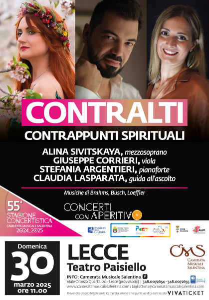 Concerto con Aperitivo "Contralti, Contrappunti Spirituali"