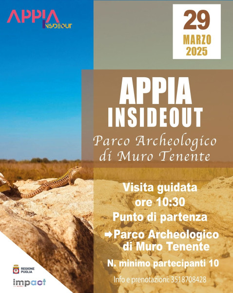 Appia InsideOut - visita guidata al Parco dei Messapi