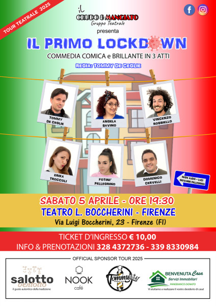 IL PRIMO LOCKDOWN - Commedia Teatrale Comica e Brillante