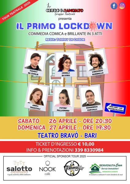 IL PRIMO LOCKDOWN - Commedia Teatrale Comica e Brillante