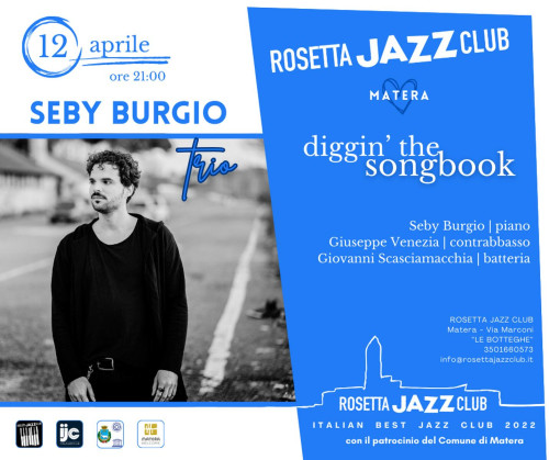 Seby Burgio trio "Diggin' the Songbook"