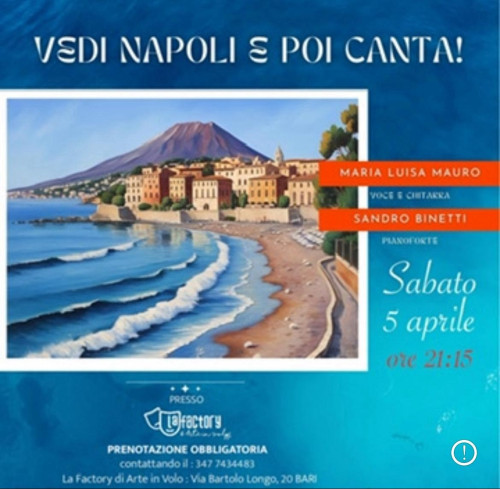 VEDI NAPOLI E POI CANTA!