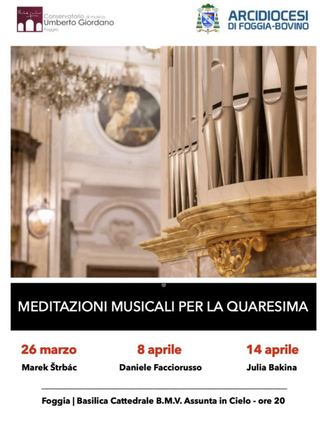 In Cattedrale Daniele Facciorusso protagonista della seconda Meditazione musicale per la Quaresima