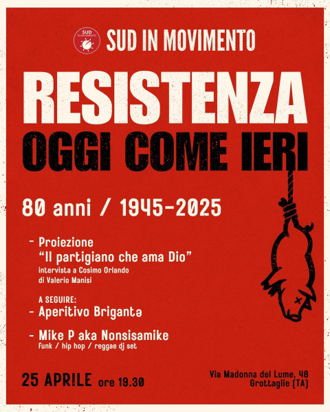 RESISTENZA OGGI COME IERI