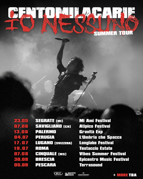 CENTOMILACARIE: IO NESSUNO SUMMER TOUR