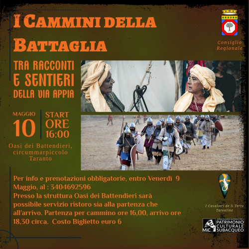 "i Cammini della Battaglia. Tra Racconti e Sentieri della Via Appia"