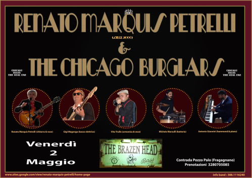 RENATO MARQUIS PETRELLI & THE CHICAGO BURGLARS AL BRAZEN HEAD DI FRAGAGNANO
