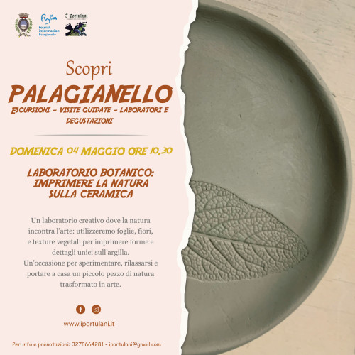 Laboratorio botanico: imprimere la natura sulla ceramica