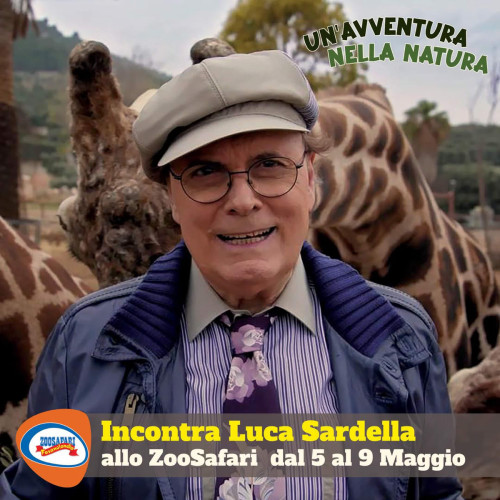 Luca Sardella allo Zoosafari di Fasano