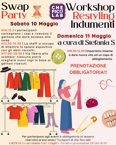 Swap Party e Restyling: Moda Sostenibile in Puglia