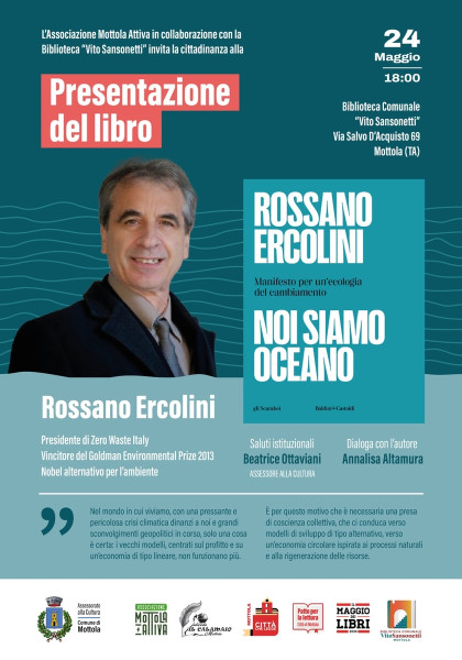 Presentazione libro "Noi Siamo Oceano" di Rossano Ercolini
